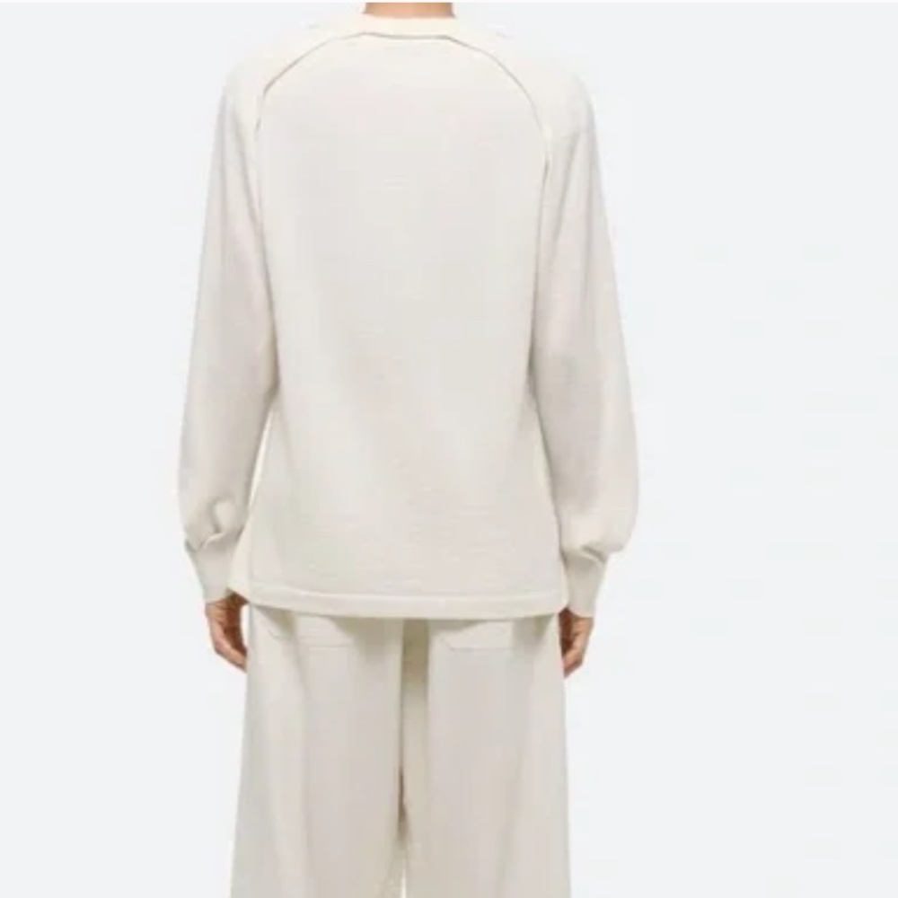 NWT Helmut Lang Cream Shrug/Sweater, XS,  GD1224 - Picture 4 of 9